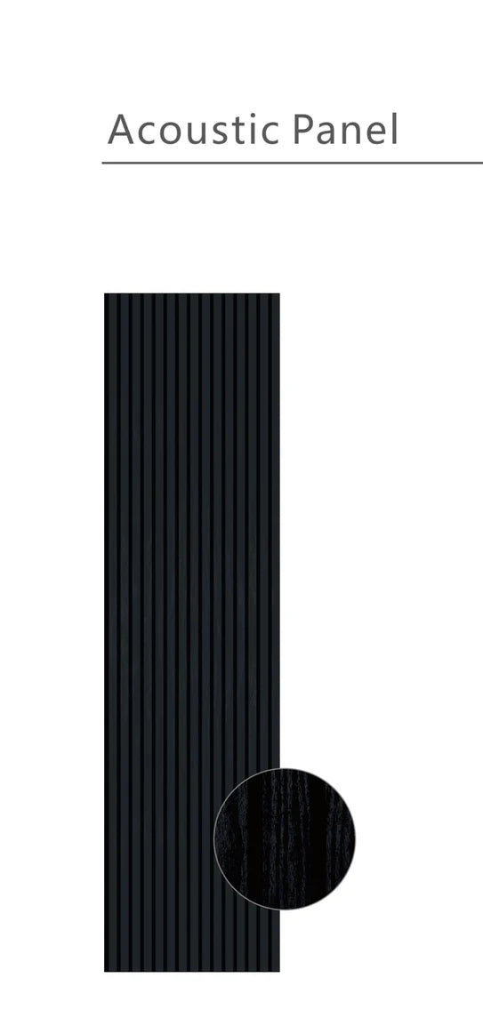 Wall Panel 01 E / Black (Acoustic) - 1 pack(4pcs)