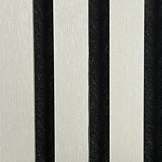 Wall Panel 01 WH / Metallic-Light Grey (Acoustic) - 1 pack(4pcs)