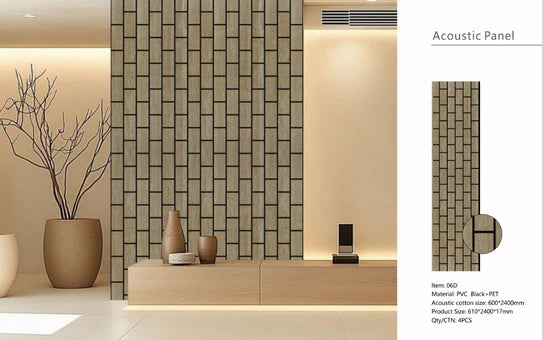 Wall Panel 06 D (Vertical wall panel) / Dark Oak - Price for 1 Panel