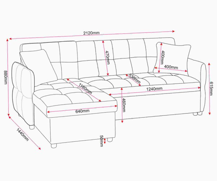 Chelsea Corner Sofa-Bed