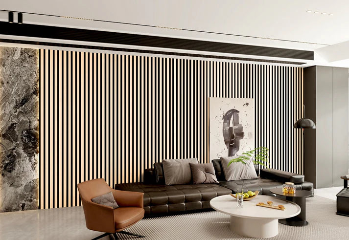 Wall Panel 61A - Oak - PVC - Seamless