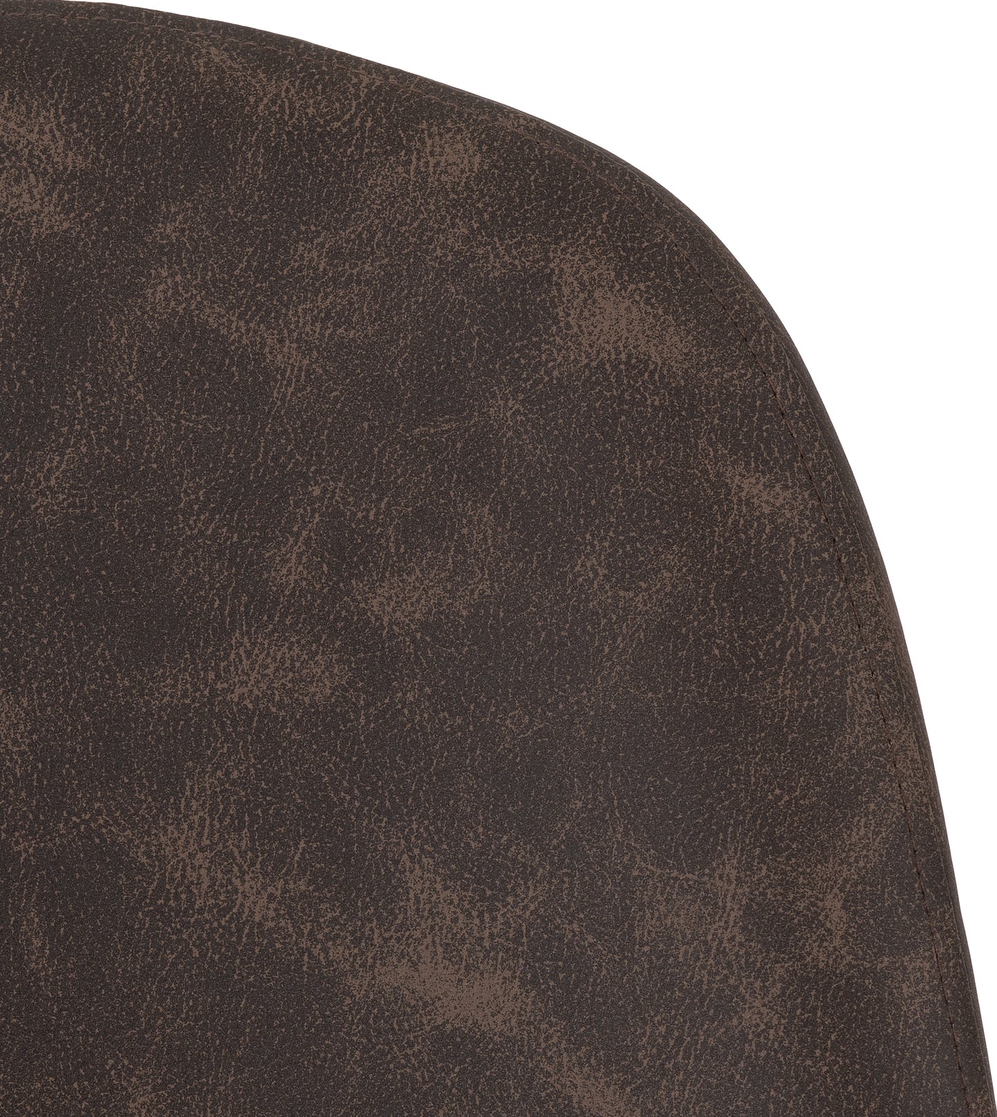 ATHENS CHAIR (BOX OF 2) - BROWN FAUX LEATHER