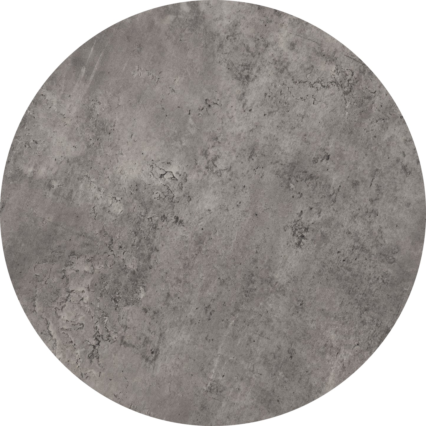 ATHENS ROUND COFFEE TABLE SET - CONCRETE EFFECT/BLACK