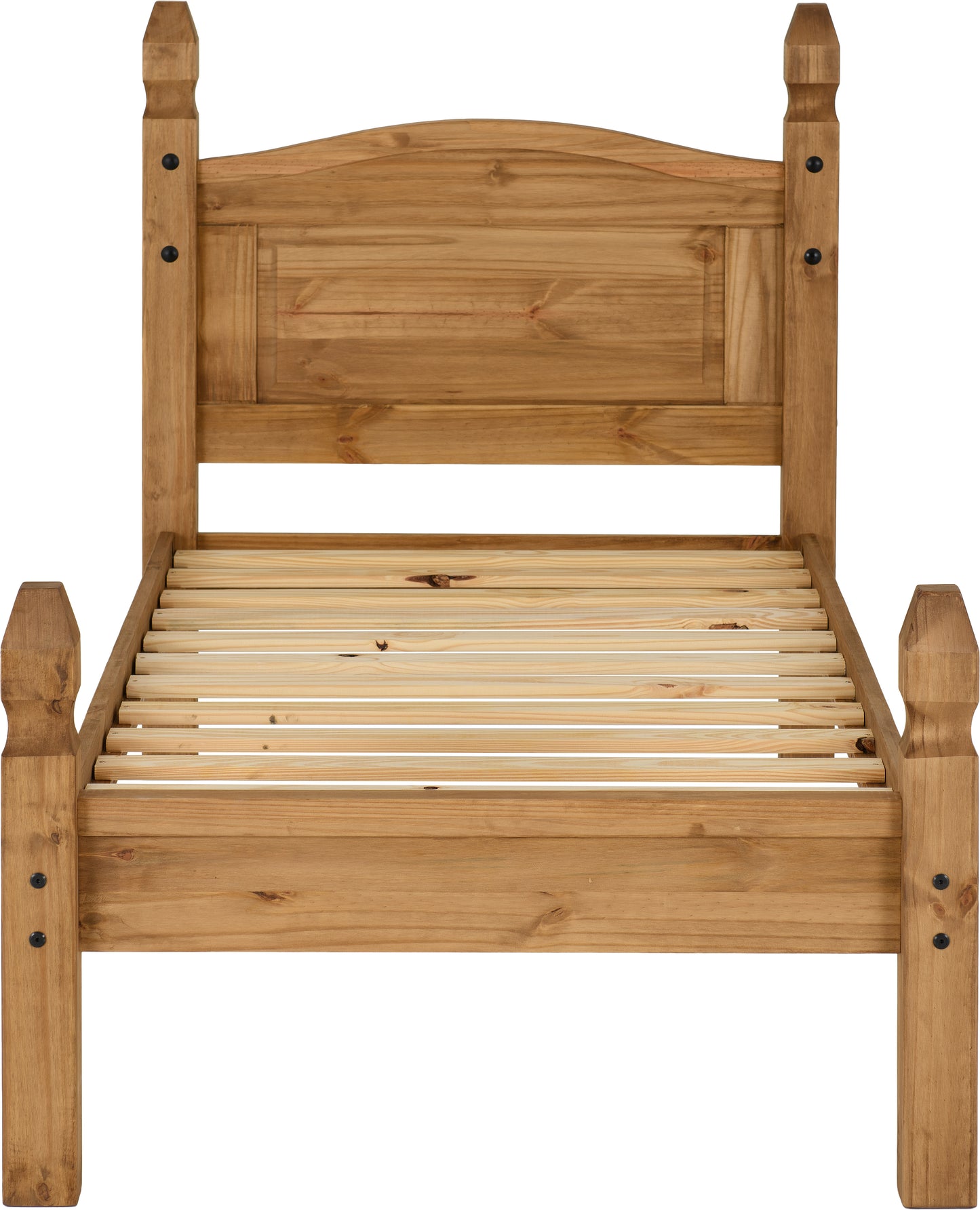 CORONA 3' BED LOW FOOT END - DISTRESSED WAXED PINE