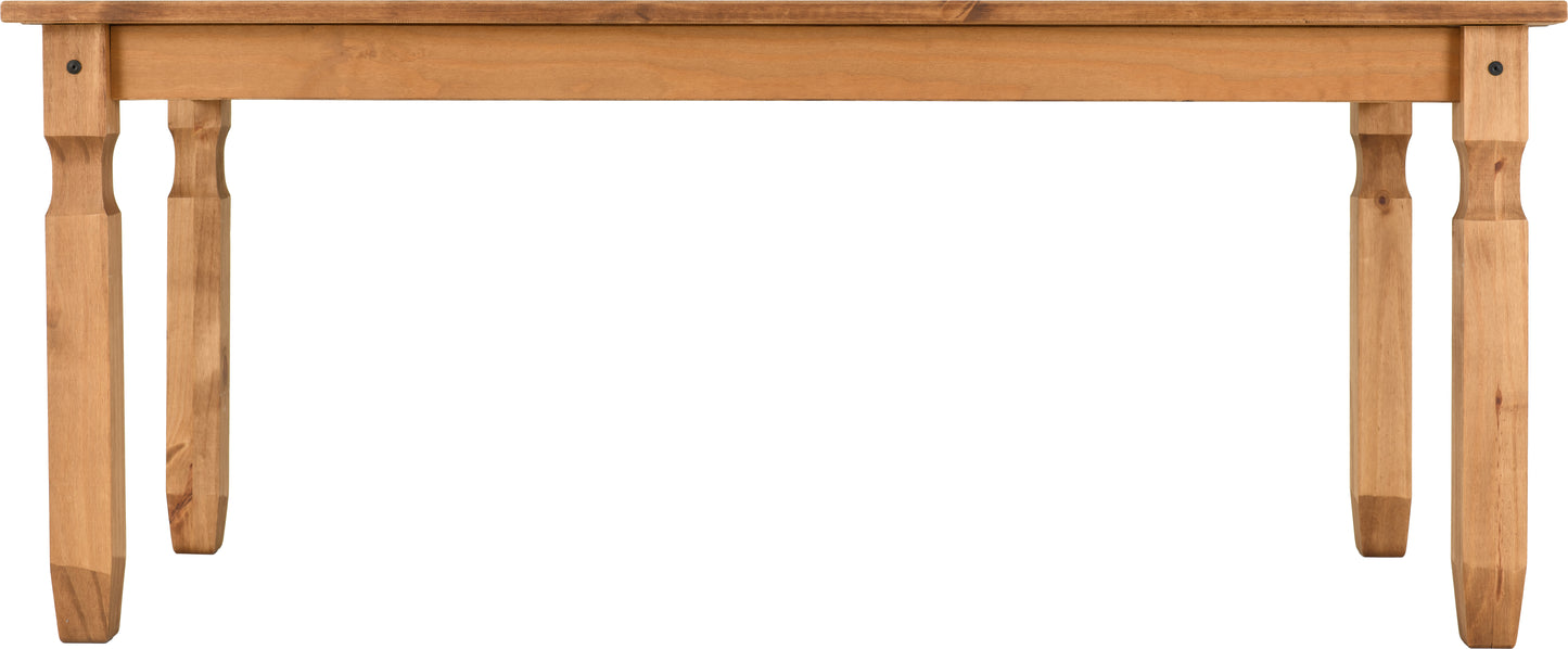 CORONA 6' DINING TABLE - DISTRESSED WAXED PINE