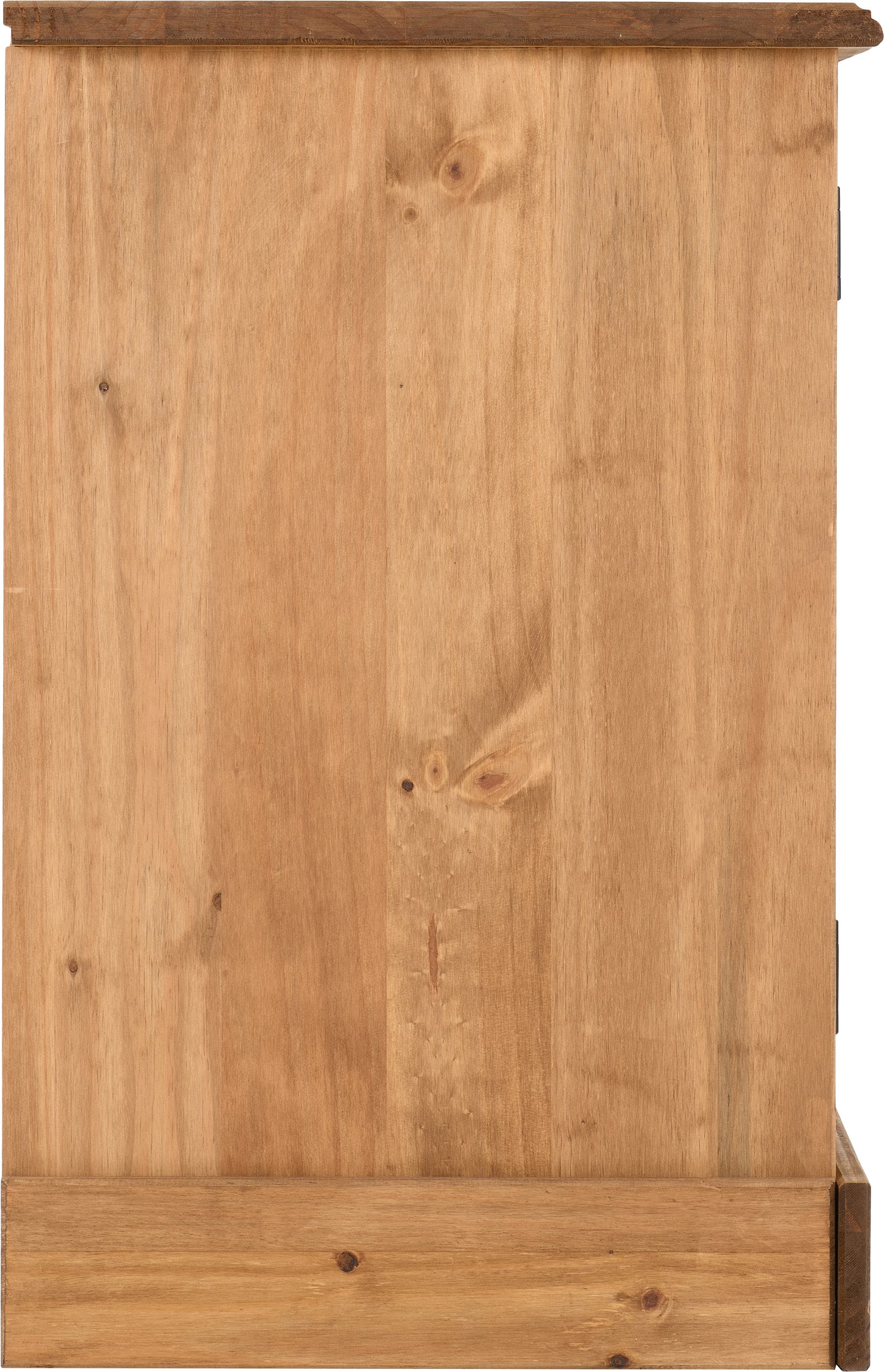 CORONA COMPUTER DESK - DISTRESSED WAXED PINE