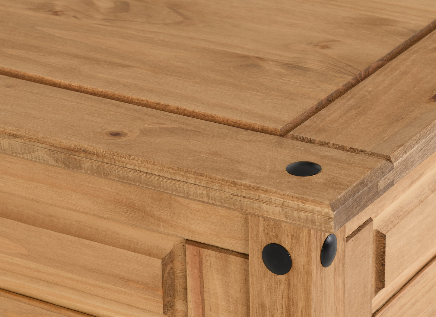 CORONA LAMP TABLE - DISTRESSED WAXED PINE