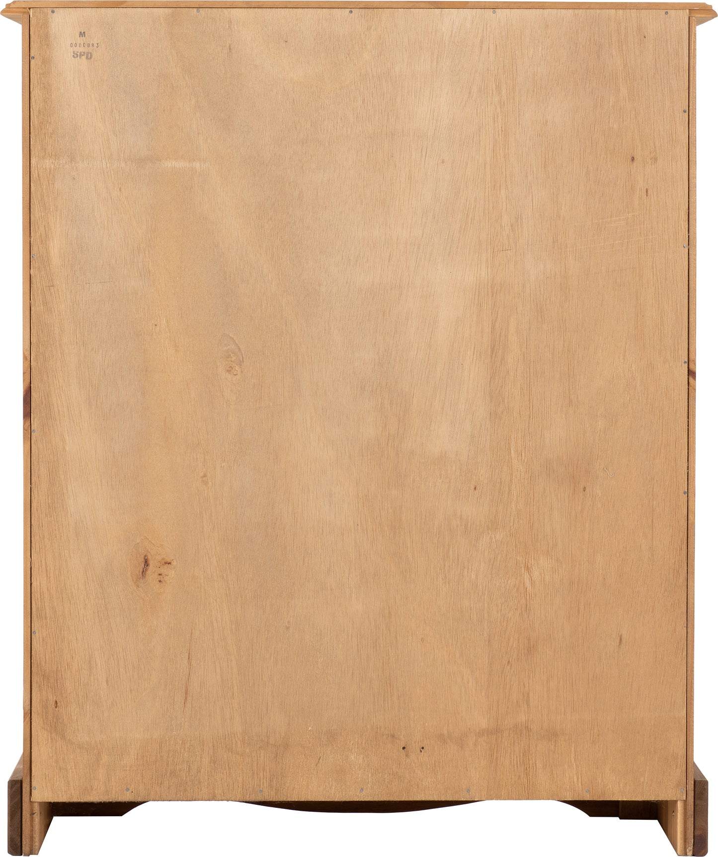 CORONA LOW BOOKCASE - DISTRESSED WAXED PINE