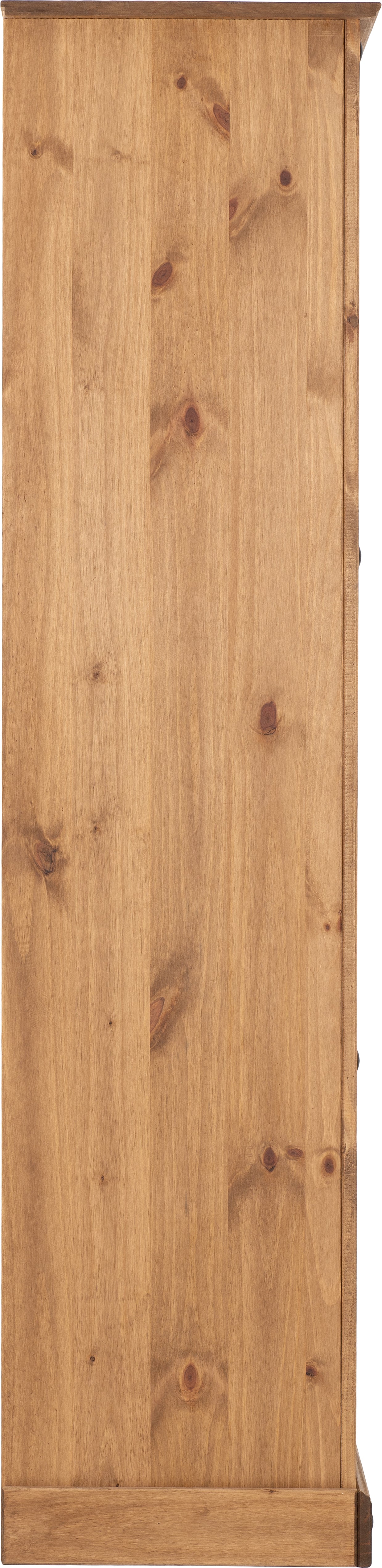 CORONA TALL BOOKCASE - DISTRESSED WAXED PINE