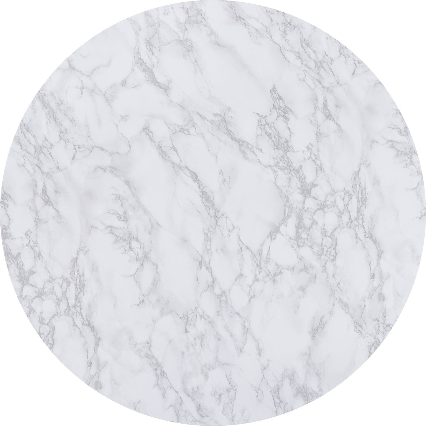 DALLAS ROUND COFFEE TABLE SET - MARBLE/GOLD EFFECT