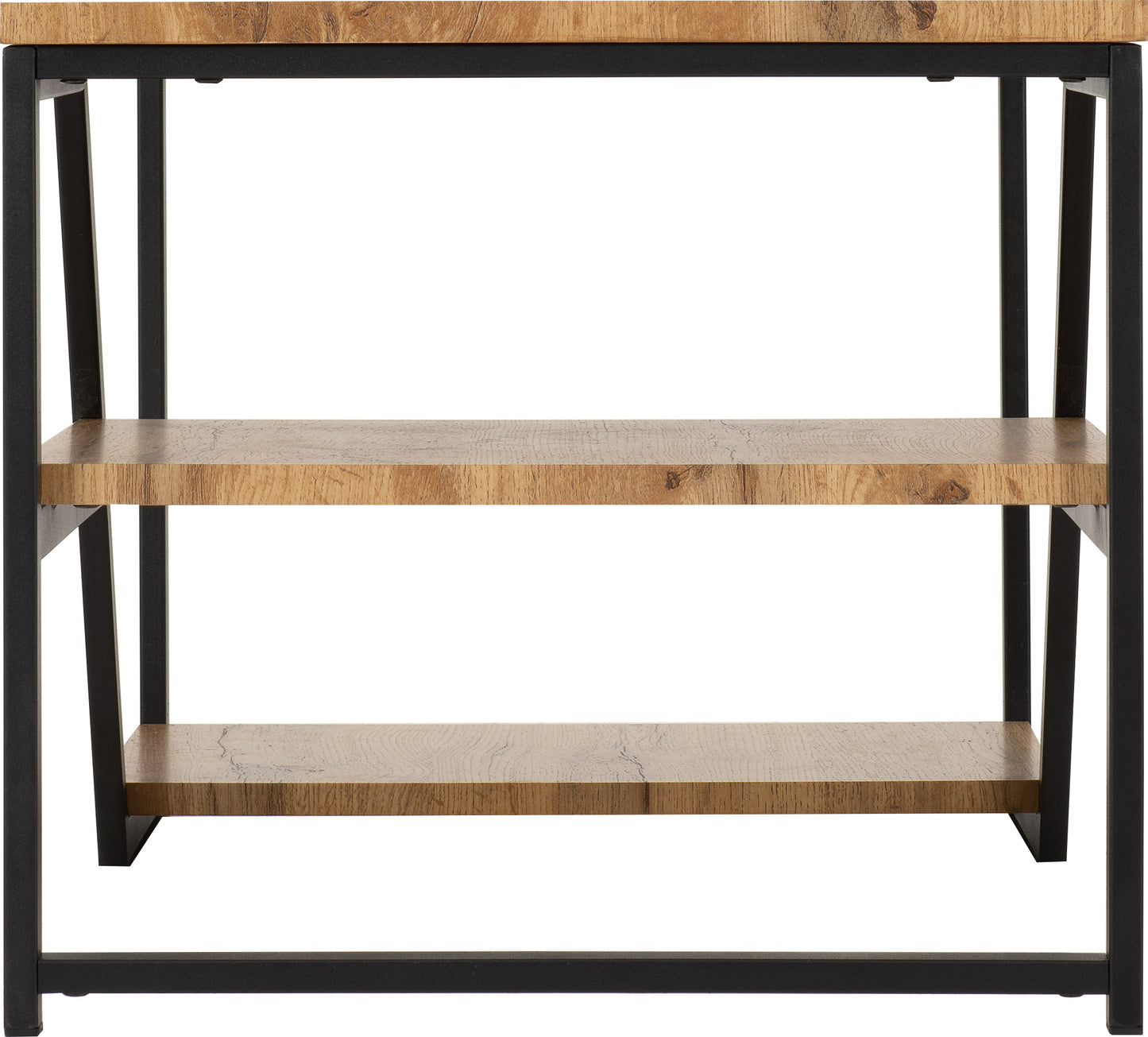 DURHAM COFFEE TABLE - LIGHT OAK EFFECT/BLACK