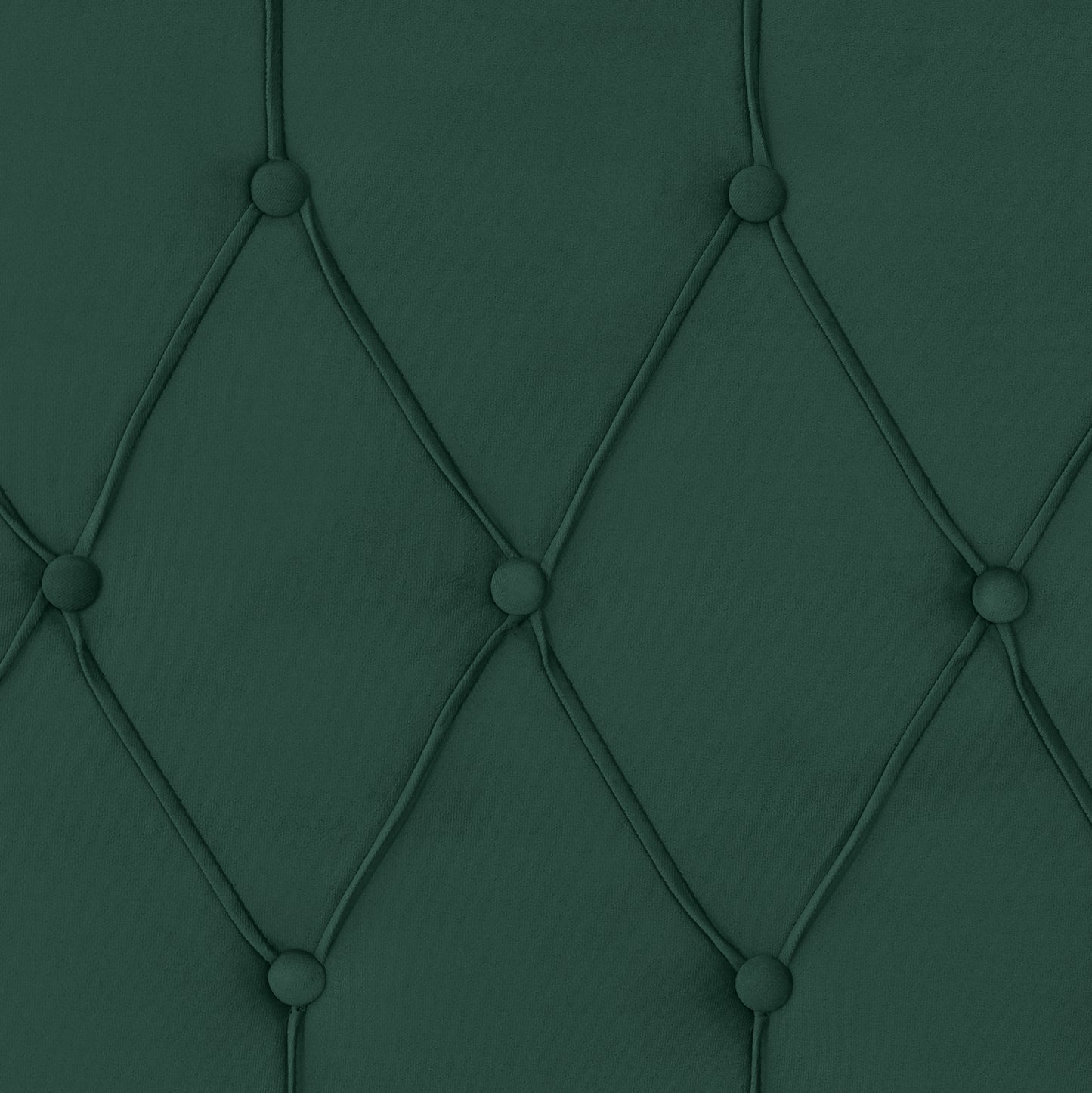 FREYA 4'6" BED - GREEN VELVET FABRIC