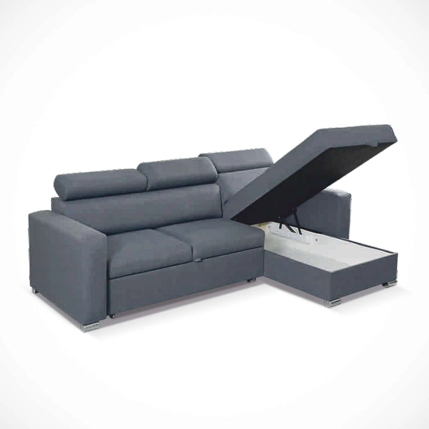 Hugo L-Shape Corner Sofa Bed