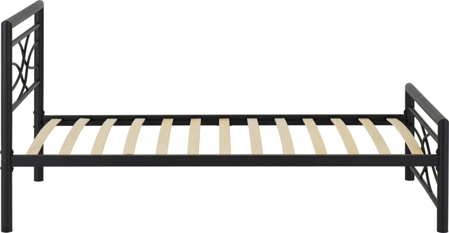 KELLY 3' BED - BLACK