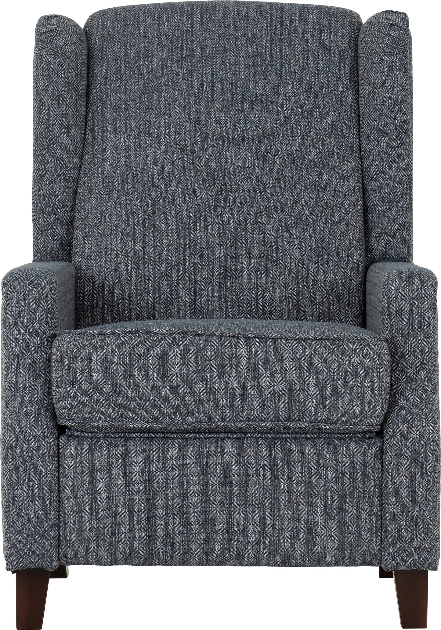 KENSINGTON RECLINER CHAIR - BLUE FABRIC