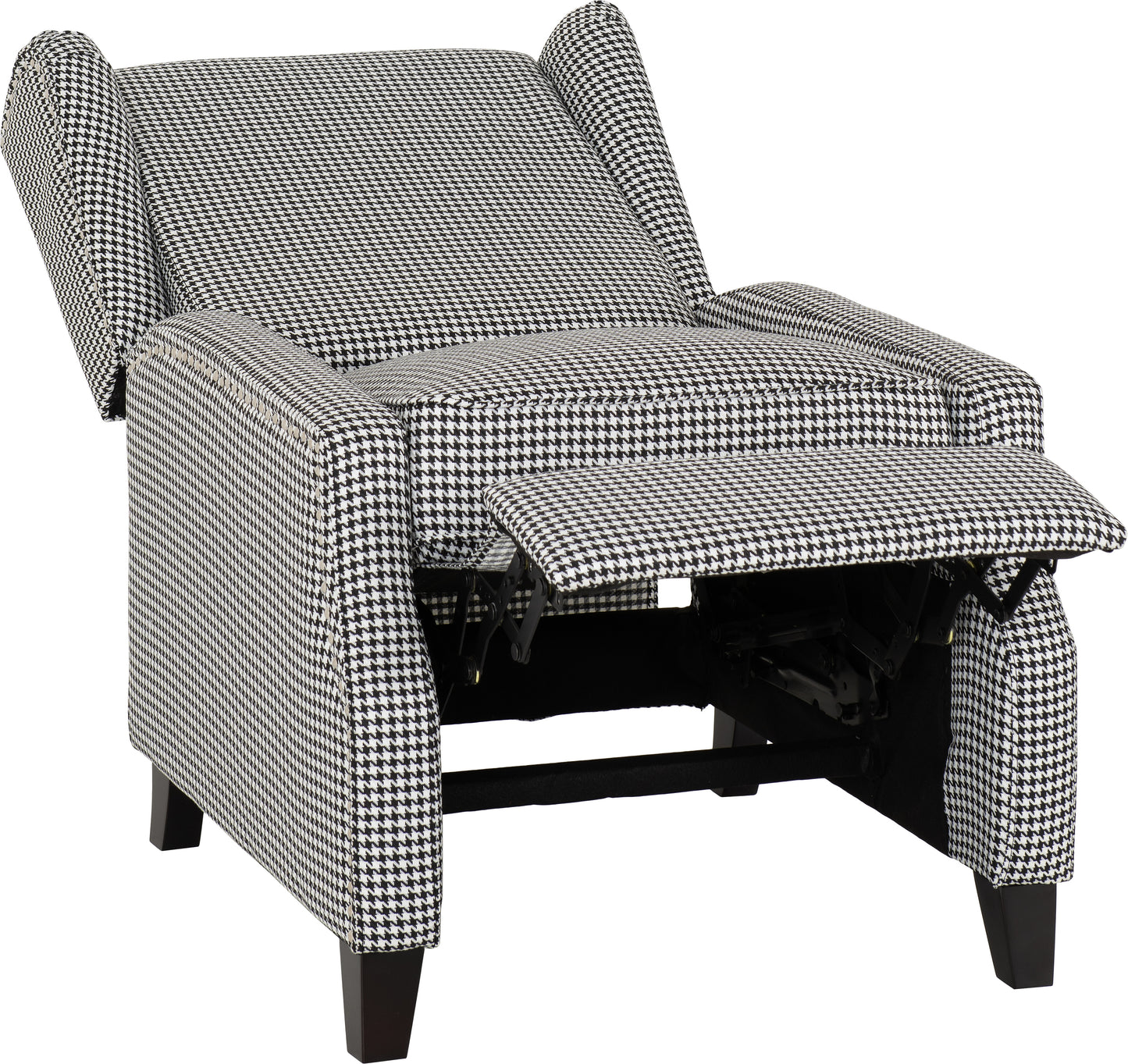 KENSINGTON RECLINER CHAIR - DOGTOOTH FABRIC