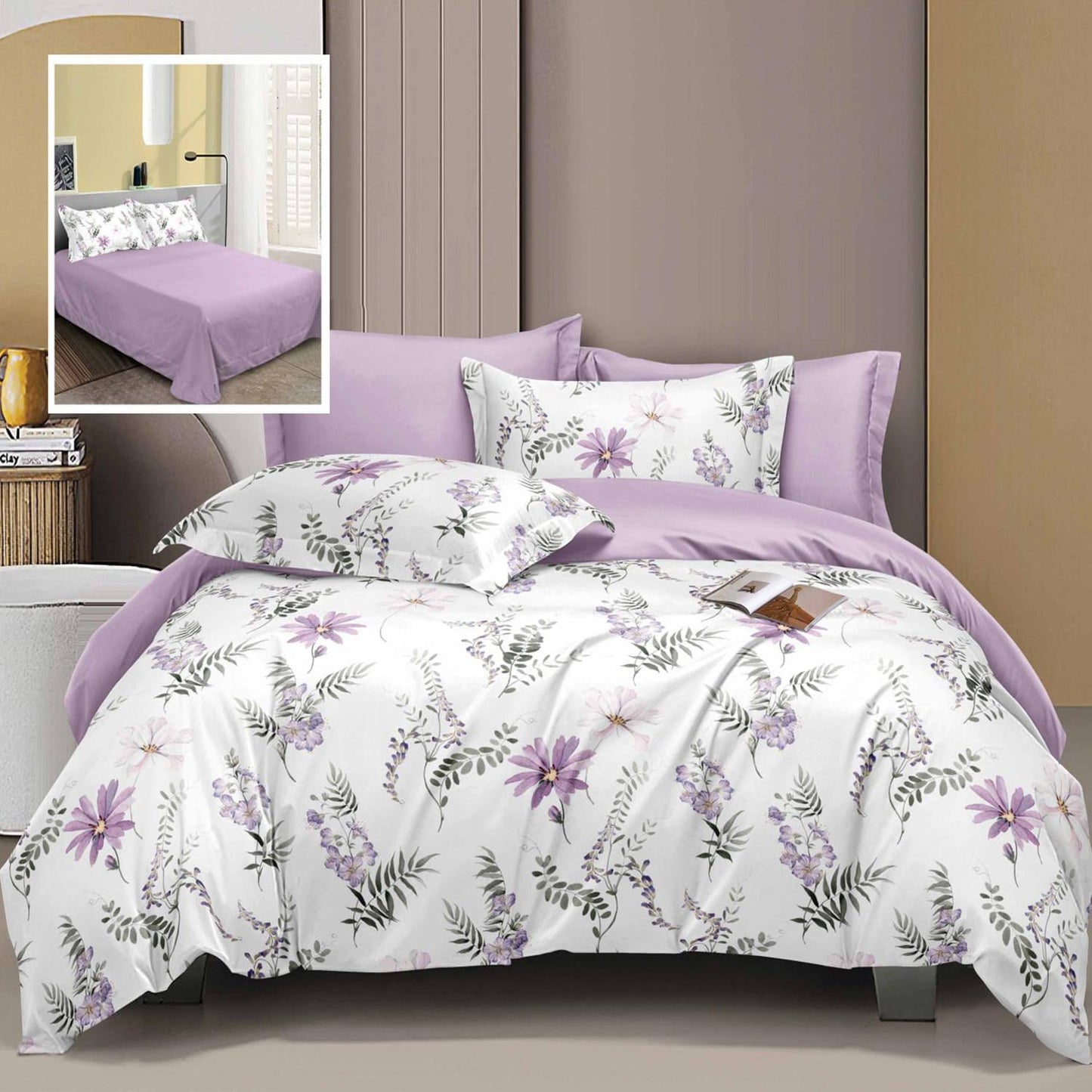 6 Piece Bed Linen Set Finet (Special Print)