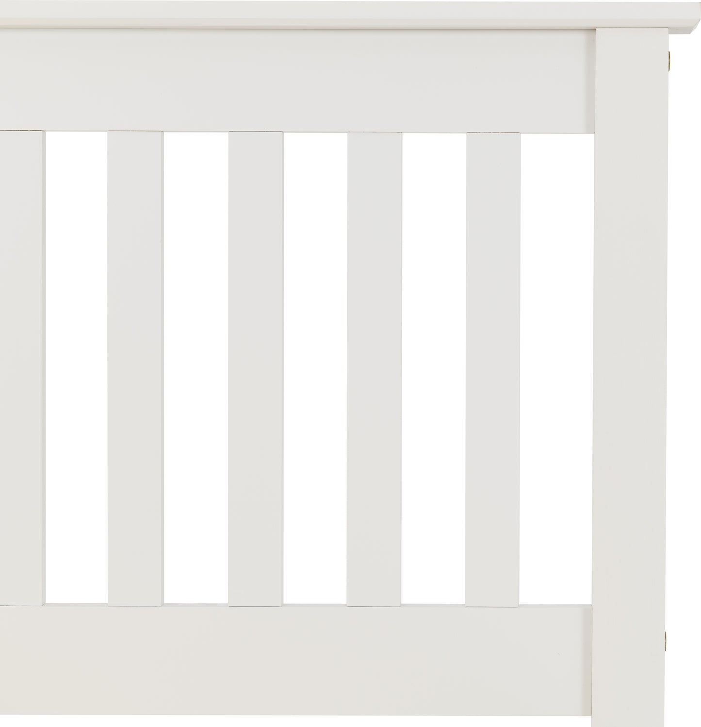 MONACO 3' BED HIGH FOOT END - WHITE