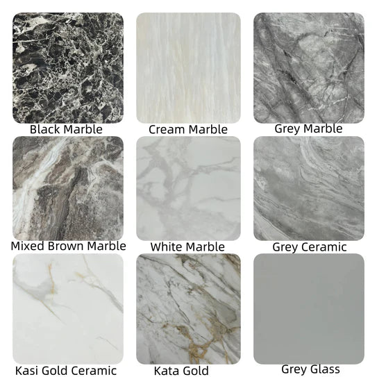 Chelsea Marble Dining Table Gold