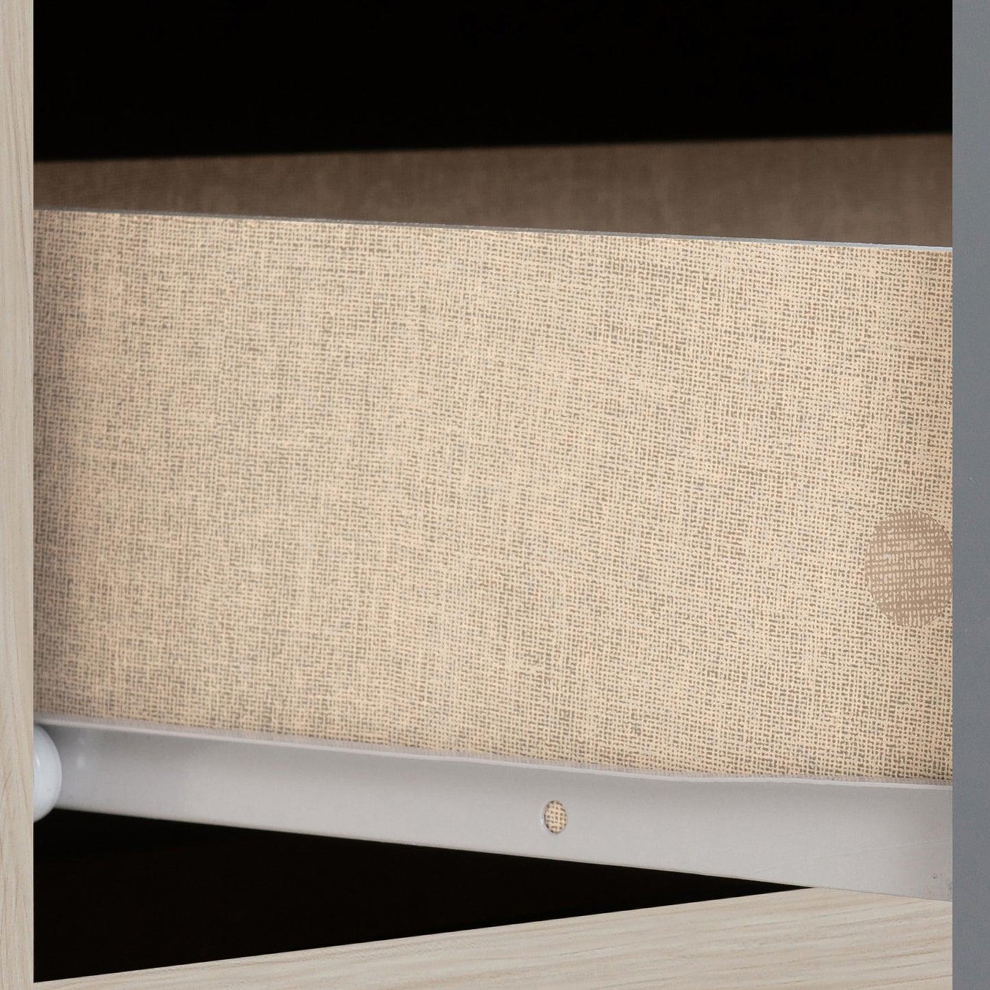 NEVADA 2 DOOR 1 DRAWER WARDROBE - GREY GLOSS/LIGHT OAK EFFECT VENEER