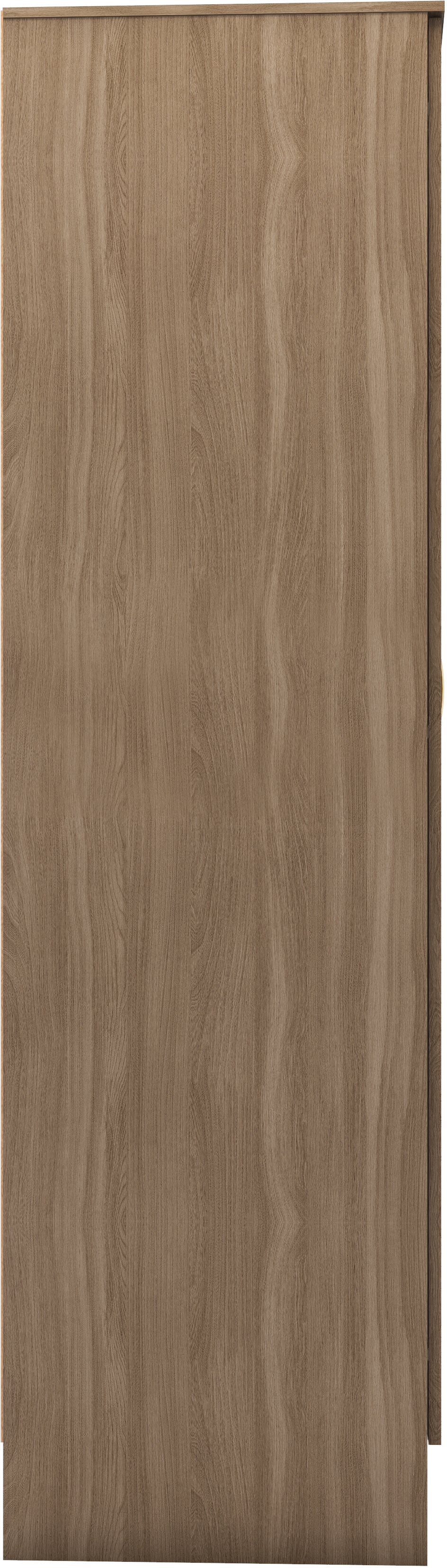 NEVADA VANITY 1 DOOR WARDROBE - RUSTIC OAK EFFECT