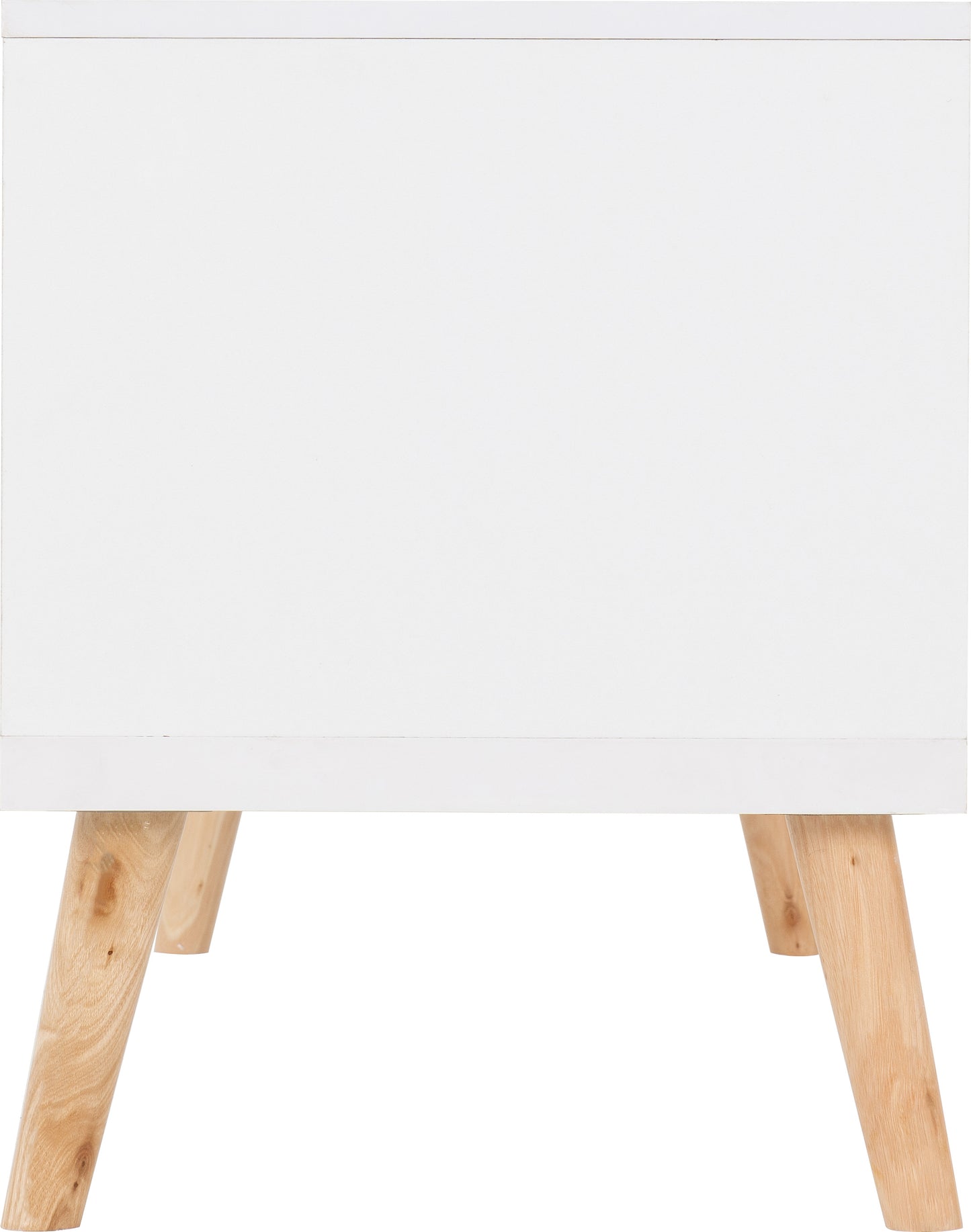 NORDIC 1 DOOR 2 DRAWER TV UNIT - WHITE/DISTRESSED EFFECT