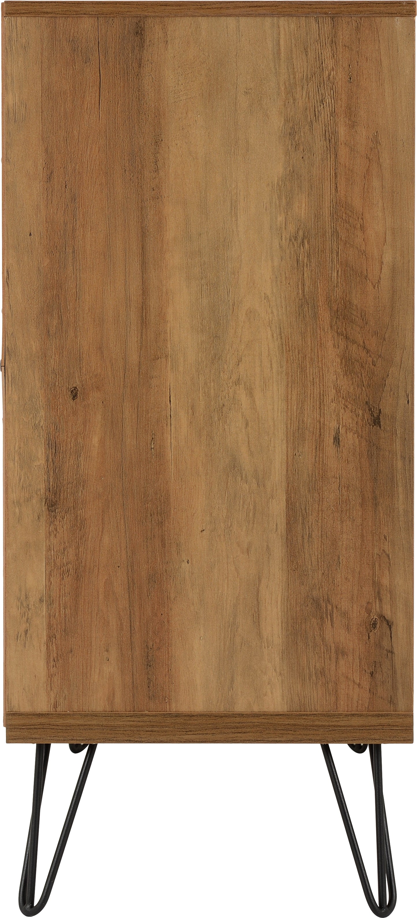 OTTAWA 1 DOOR 3 DRAWER SIDEBOARD - MEDIUM OAK EFFECT/BLACK