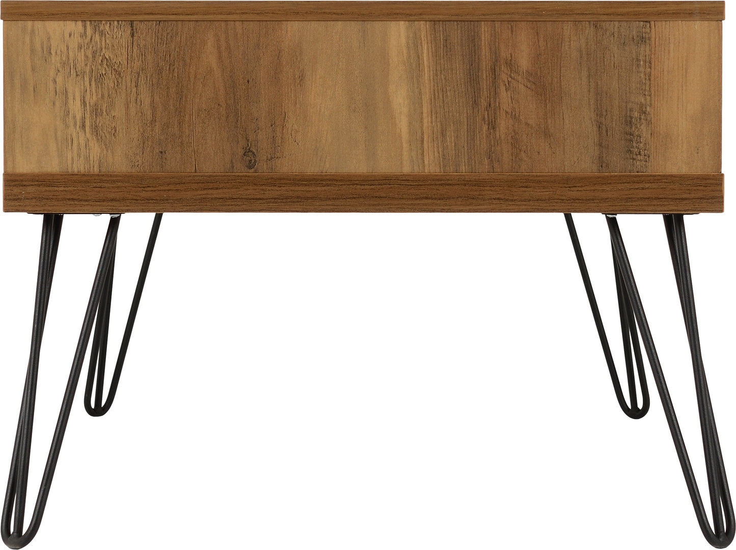 OTTAWA 1 DRAWER COFFEE TABLE - MEDIUM OAK EFFECT/BLACK