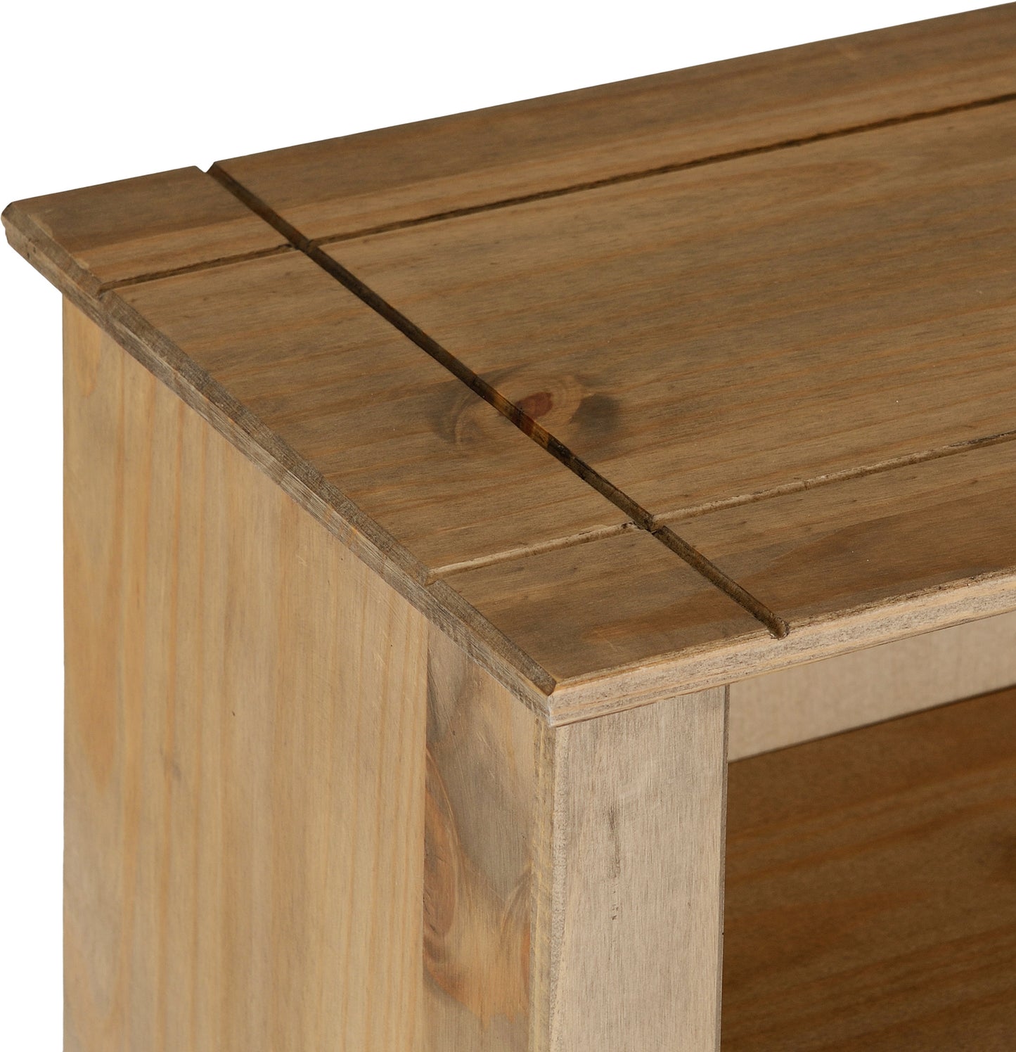 PANAMA 1 DRAWER BOOKCASE - NATURAL WAX