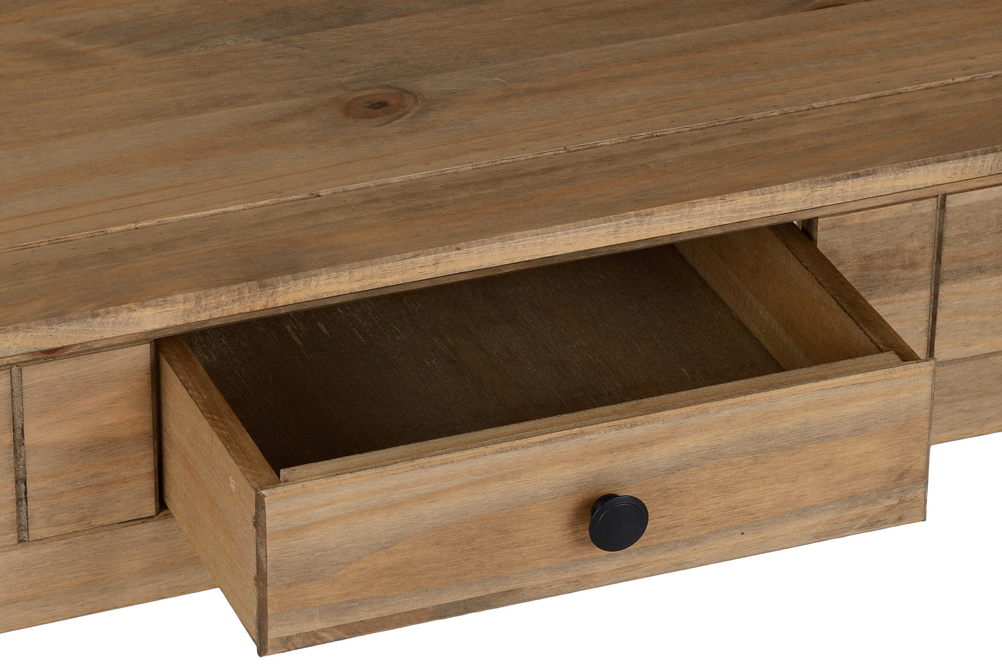 PANAMA 1 DRAWER COFFEE TABLE - NATURAL WAX