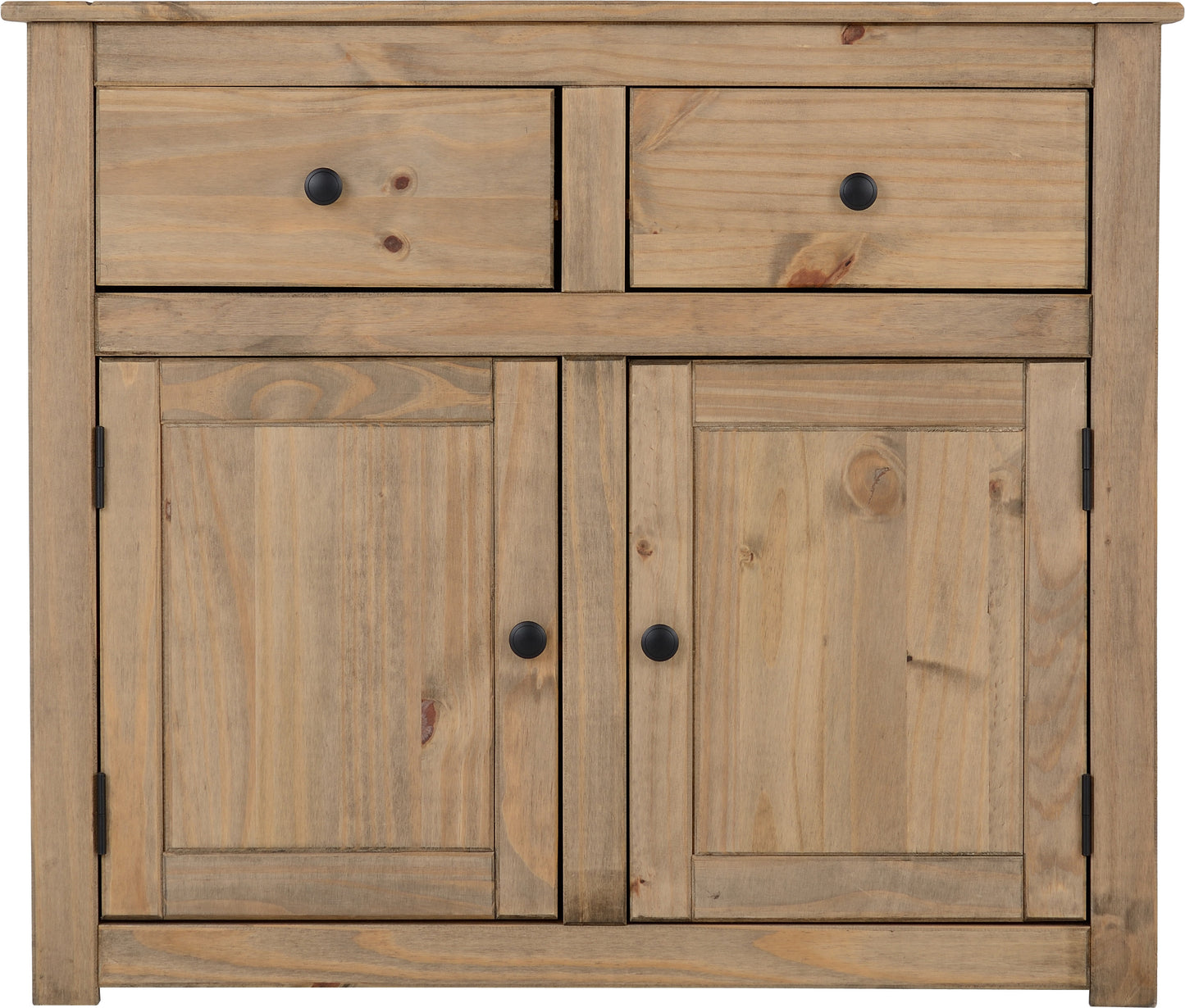 PANAMA 2 DOOR 2 DRAWER SIDEBOARD - NATURAL WAX