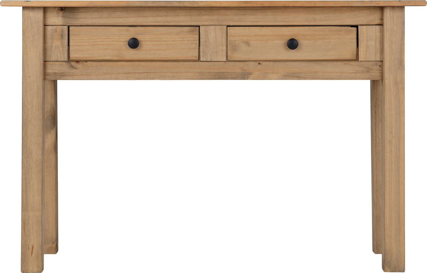 PANAMA 2 DRAWER CONSOLE TABLE - NATURAL WAX