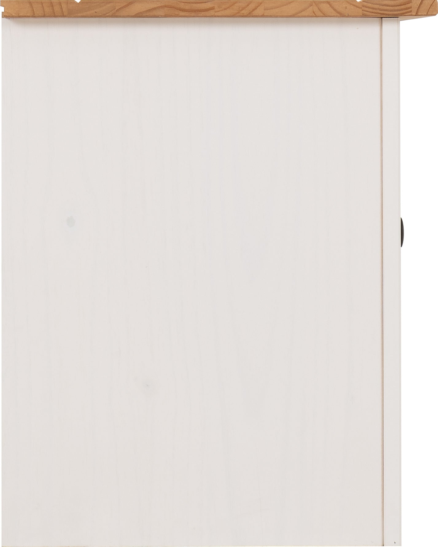 PANAMA FLAT SCREEN TV UNIT - WHITE/NATURAL WAX