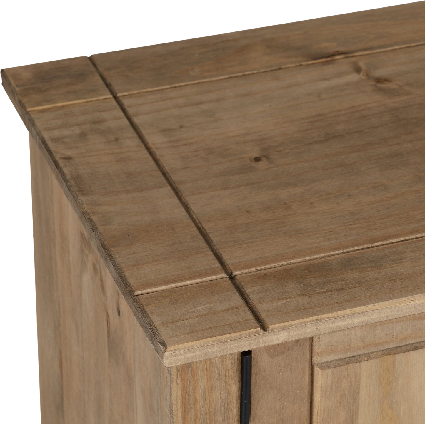 PANAMA FLAT SCREEN TV UNIT - NATURAL WAX