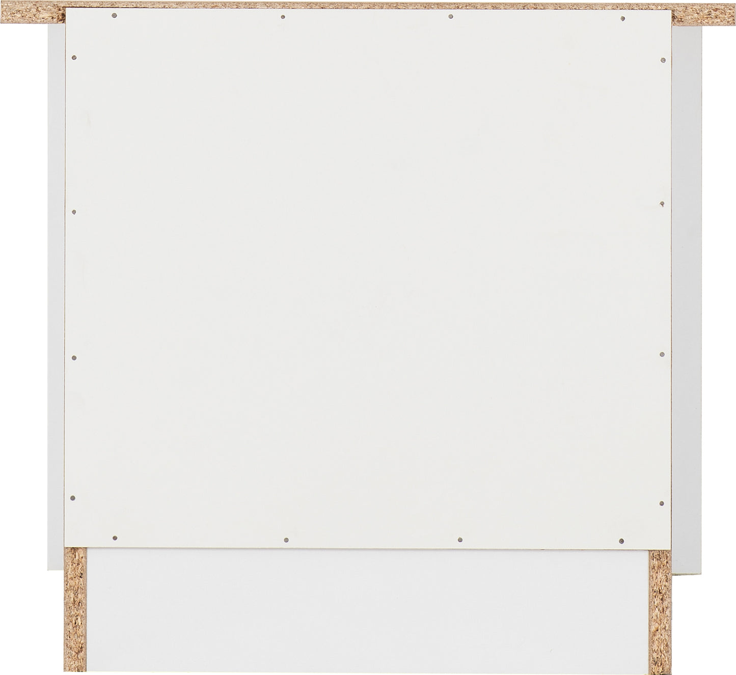 PORTLAND 2 DRAWER BEDSIDE - WHITE/OAK EFFECT