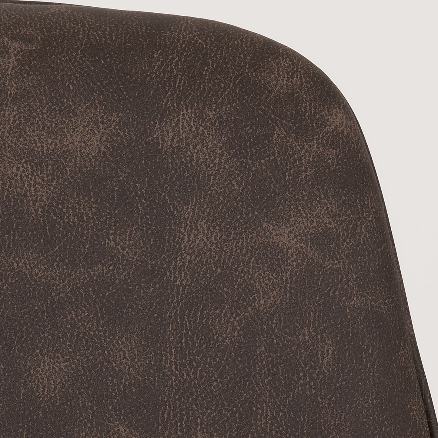 QUEBEC BAR CHAIR (BOX OF 2) - BROWN FAUX LEATHER