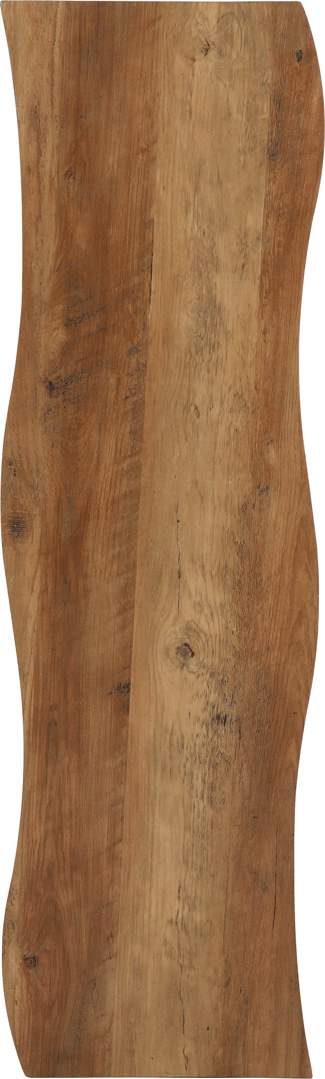 QUEBEC WAVE EDGE CONSOLE TABLE - MEDIUM OAK EFFECT/BLACK