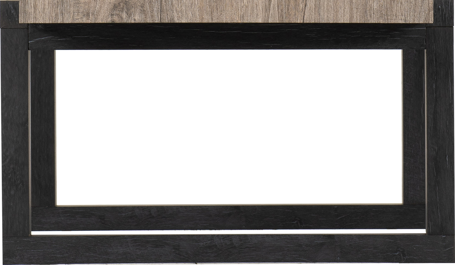 SELMA COFFEE TABLE - MEDIUM OAK/BLACK OAK EFFECT