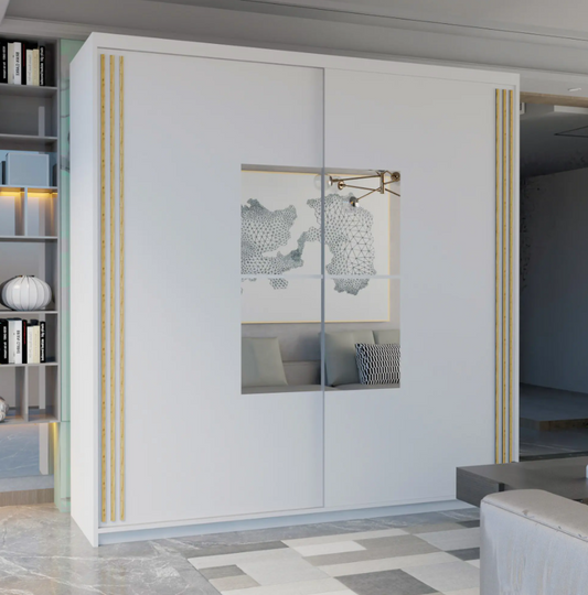 Jamajka Sliding Wardrobe - White