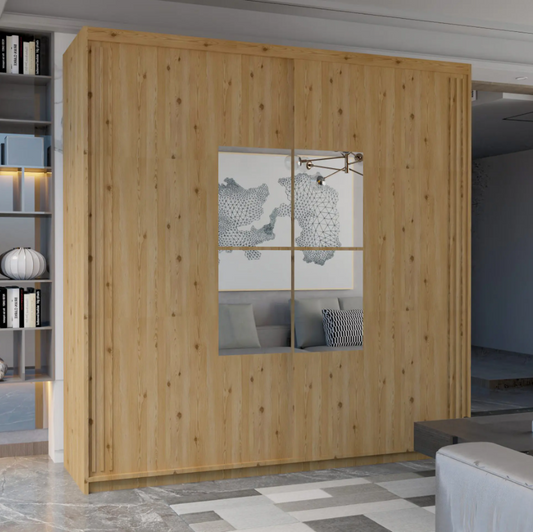 Jamajka Sliding Wardrobe - Oak