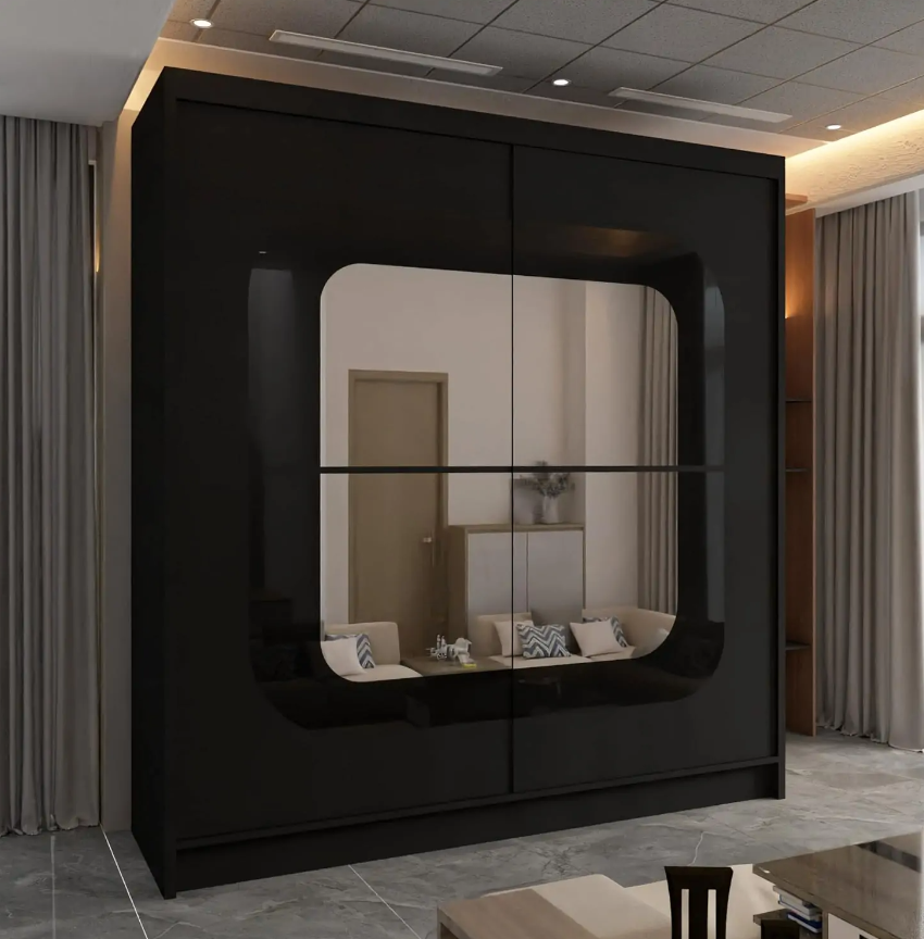 Chelsea Sliding Wardrobe - Black