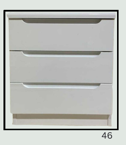 High Gloss Bedside Table