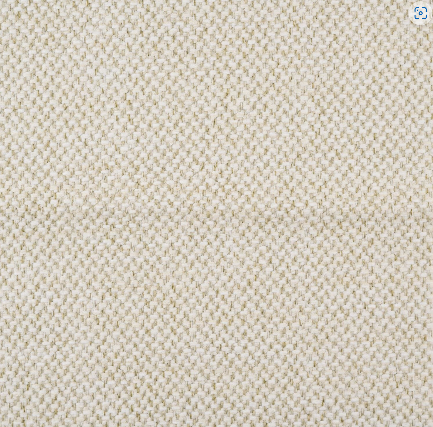 Cream Upholstered Ottoman Bed with Scalloped Headboard - Siena