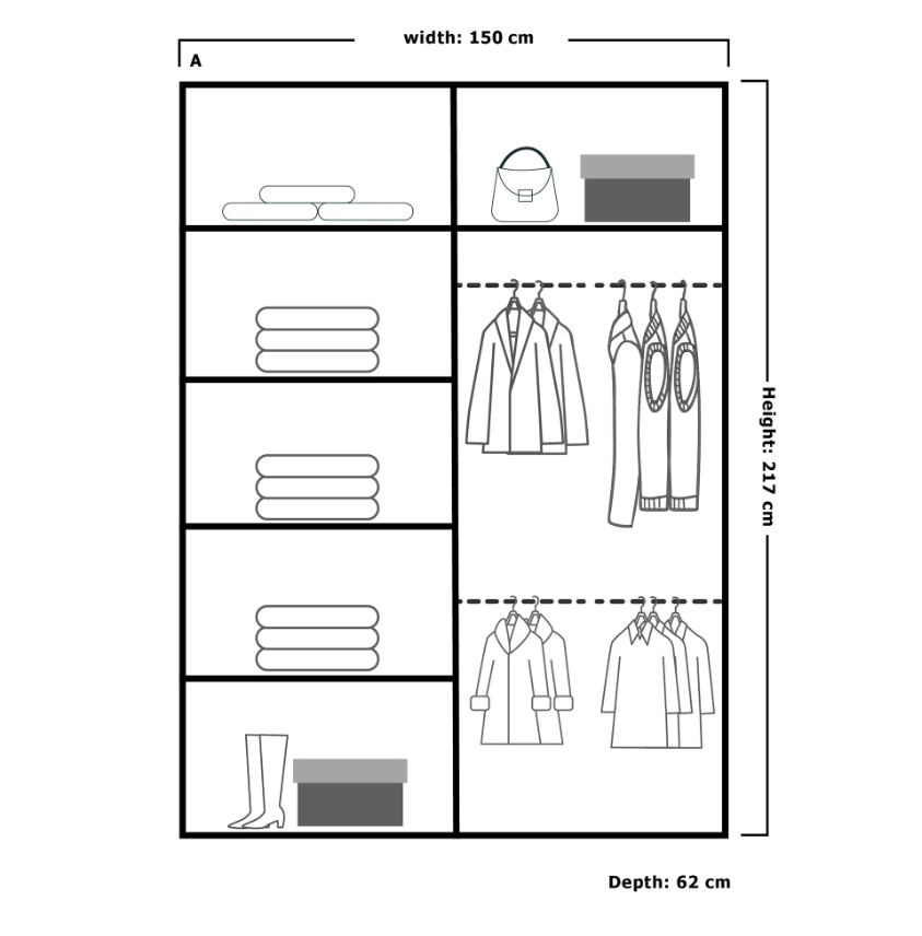Pesto Sliding Wardrobe