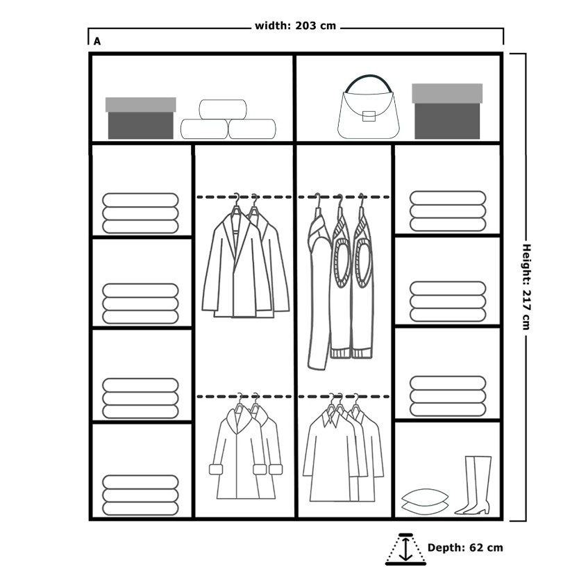 Pesto Sliding Wardrobe