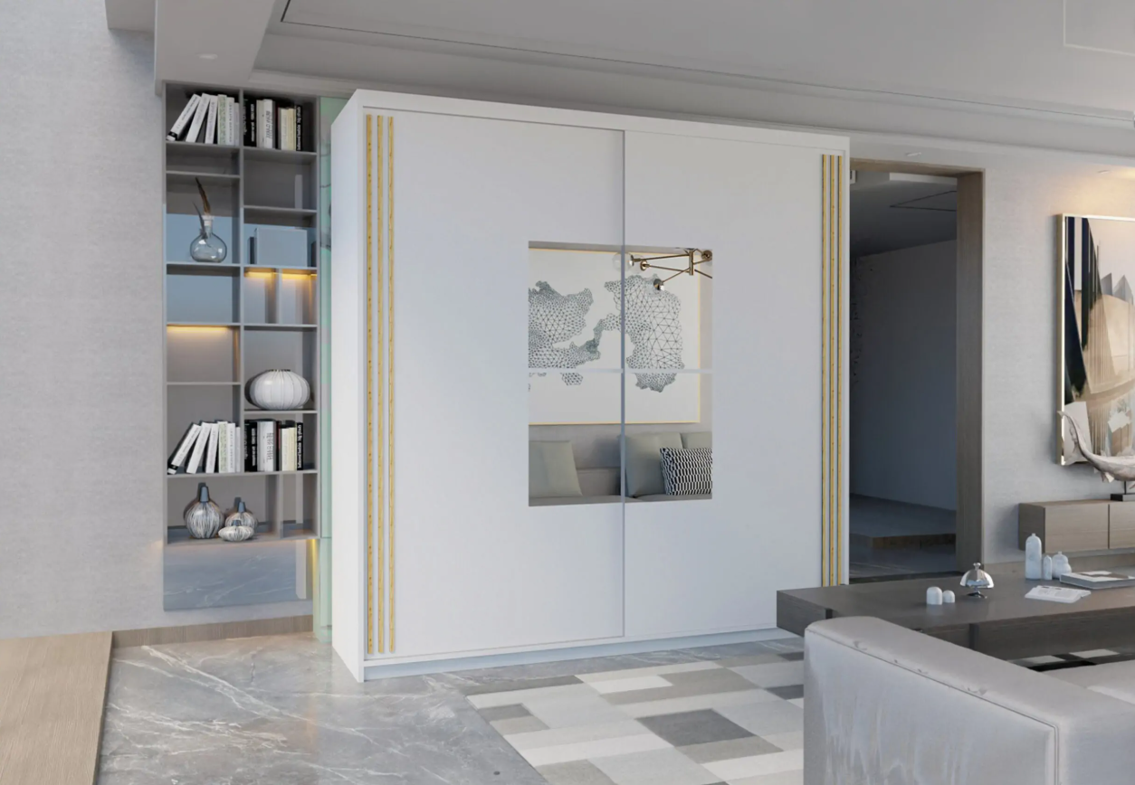 Jamajka Sliding Wardrobe - White