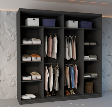 Ringo Wardrobe - Black