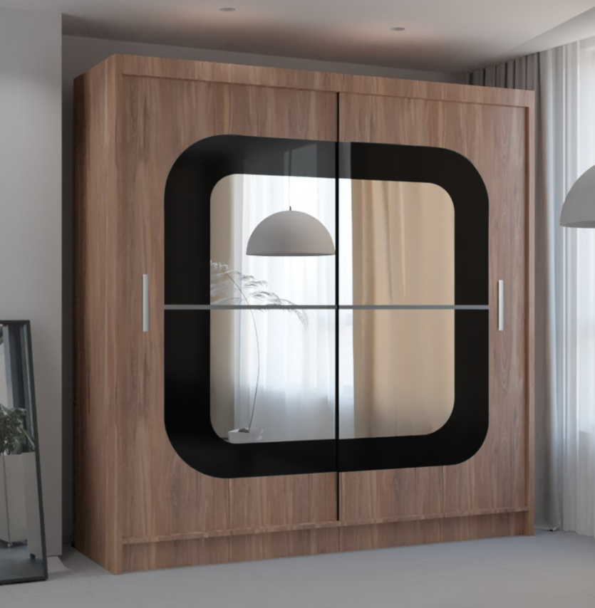 Chelsea Sliding Wardrobe - Walnut