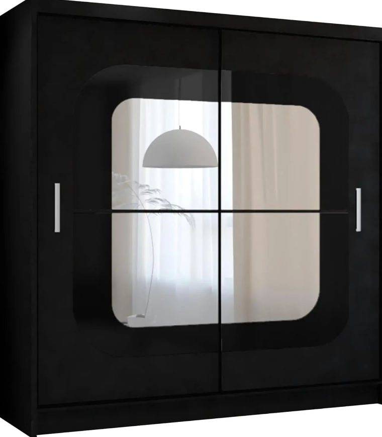 Chelsea Sliding Wardrobe - Black