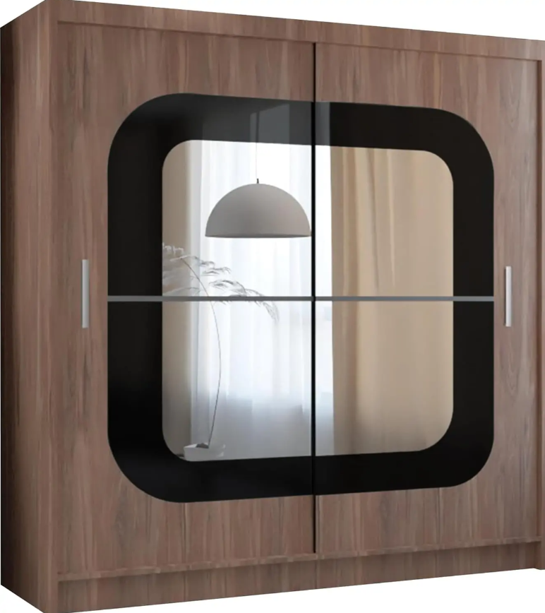 Chelsea Sliding Wardrobe - Walnut